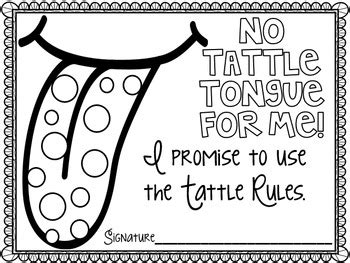 Tattle Tongue Printable
